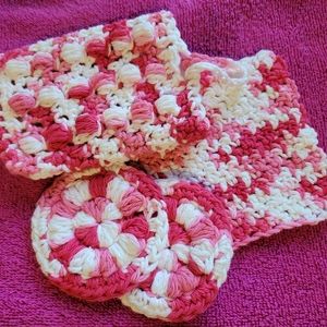 Handmade Washcloth Bath Set